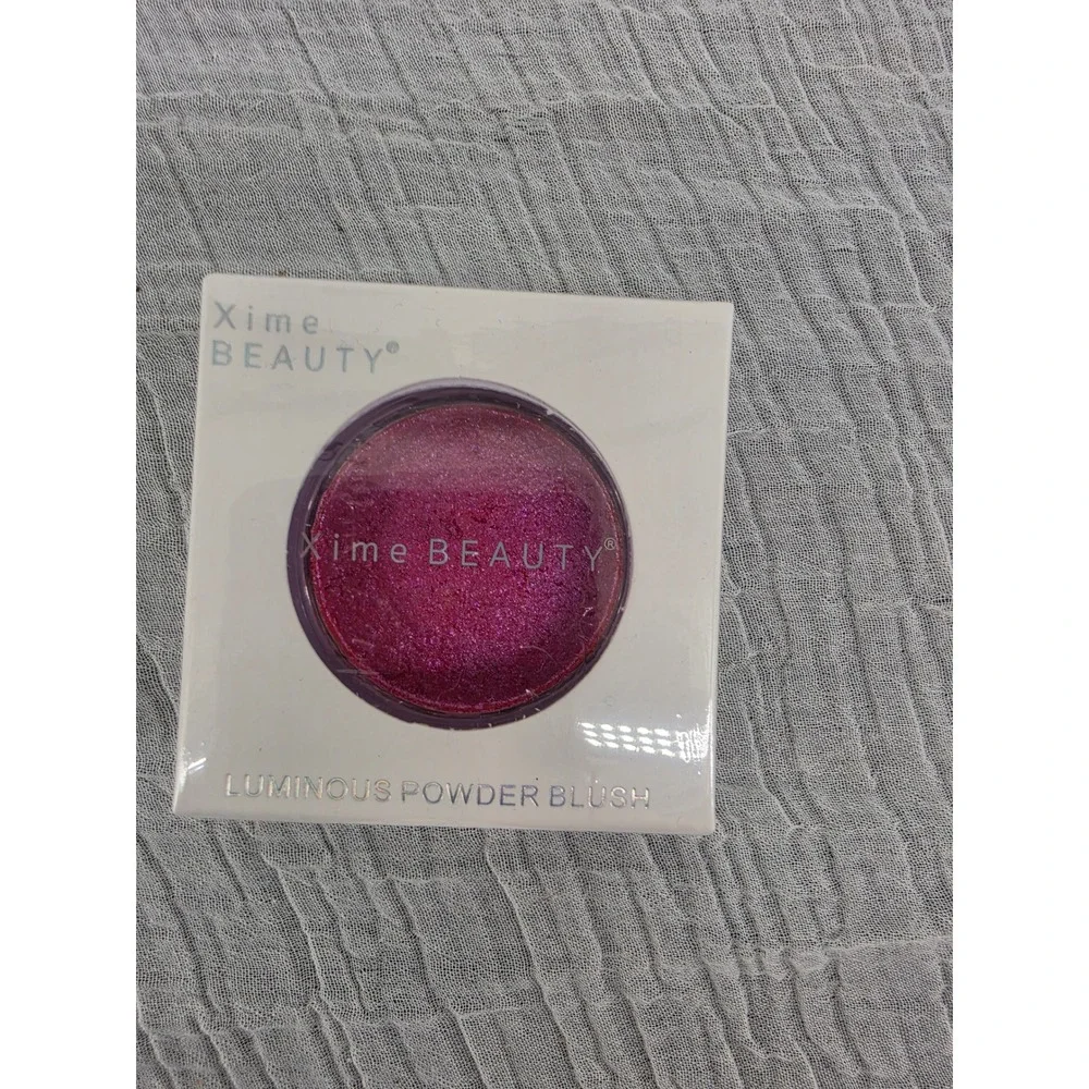 Xime Beauty Luminous Powder Blush Peachin Shimmer Pink Peach Makeup NEW